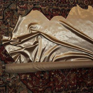 Gold Crepe Satin 60" wide